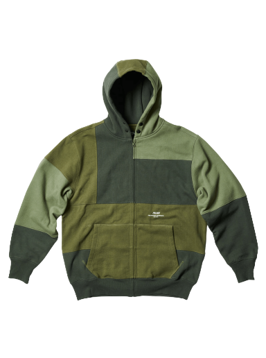 Bunda Palace Engineered Garments x Heavy Patchwork Zip Hood Zelené | P23CS190