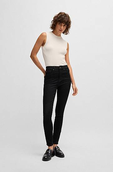 Džínsy BOSS Super-Stretch Skinny Jeans Čierna | 50518253, 1