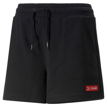 Šortky Puma COCA COLA x High Waist Shorts Čierna | 536167-01, 0