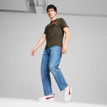 Tričko Puma Men's Logo Graphic T-Shirt Zelené | 586759-76, 4