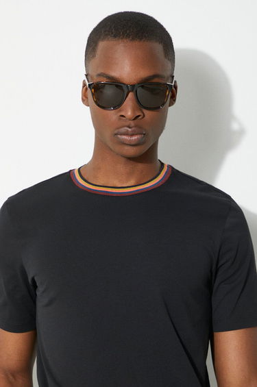 Tričko Paul Smith Paul Smith Tipped Crew Neck T-Shirt Čierna | M1R.697PS.H00084, 4