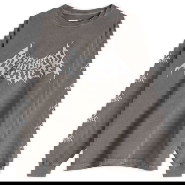Tričko Neighborhood Neighborhood LS-4 Graphic Long Sleeve T-Shirt, Size Large Šedá | 251PCNH-LT04-BLK, 1