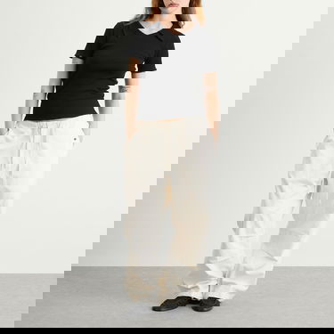 Polo tričko Baserange Iso Ribbed Short Sleeve Polo Top Čierna | TTIT-RCR-AU25-BLK, 2