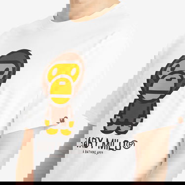 Tričko BAPE Bathing Ape Baby Milo Graphic Tee Biela | 002TEL301001M-WHT, 5