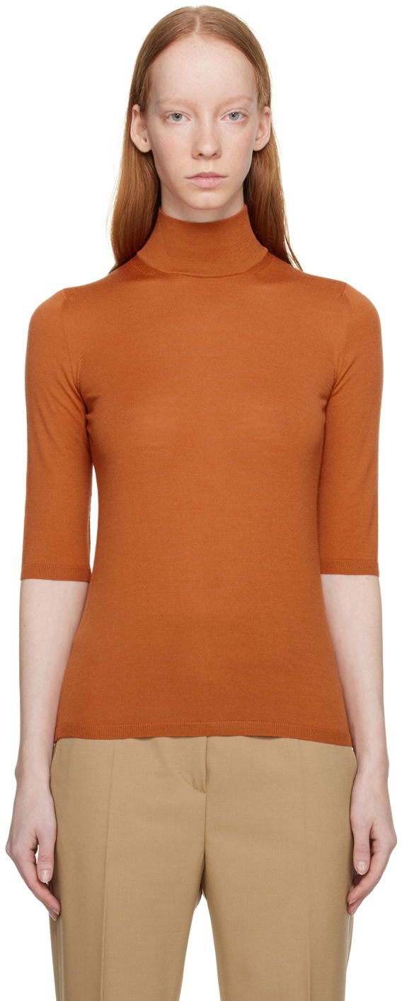 Sveter Max Mara Max Mara Turtleneck Top Oranžová | 2313610431600 13610431, 0