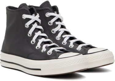 Tenisky a topánky Converse Chuck 70 Heritage Leather High Top Čierna | A09479C, 3
