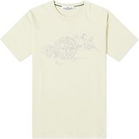 Tričko Stone Island Camo One Badge Print T-Shirt Béžová | 80152RCE8-V0051, 1
