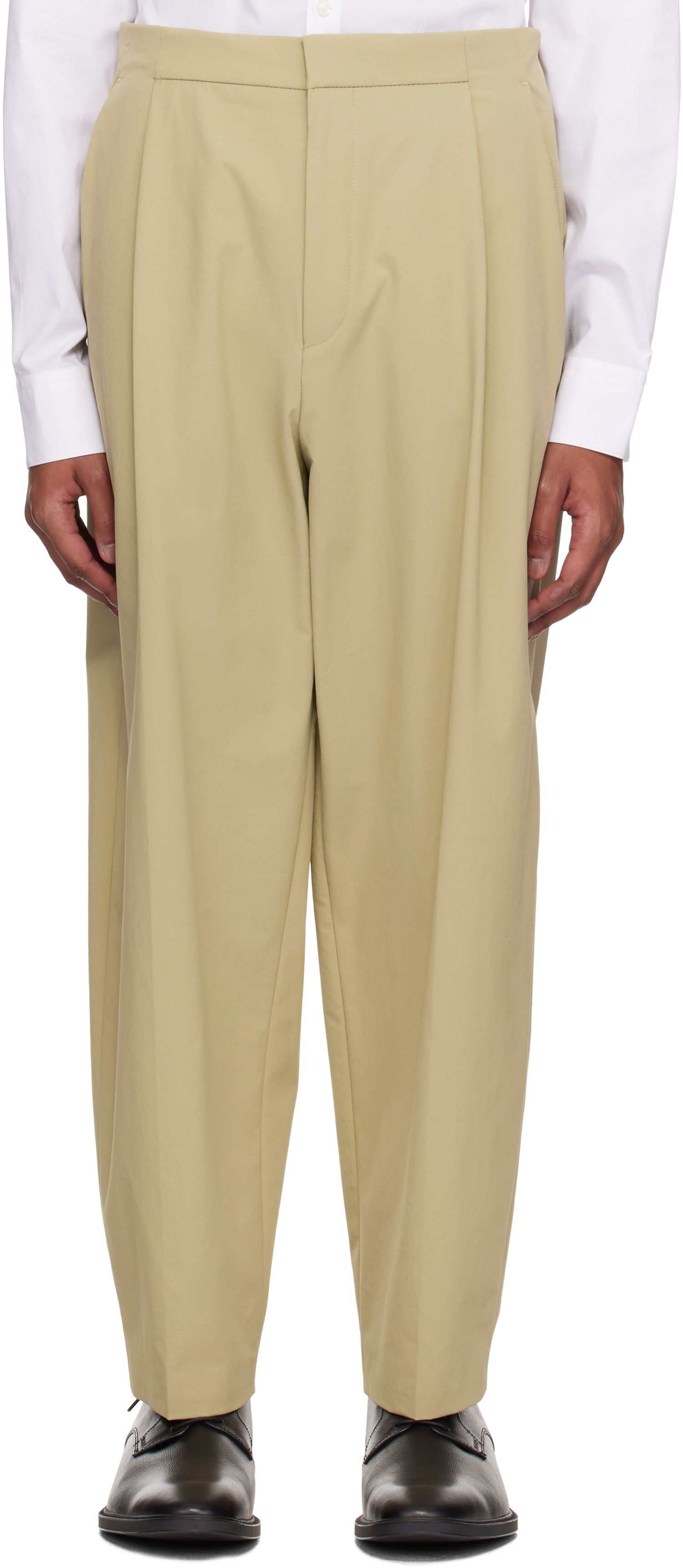 Nohavice BOSS Hugo Modern-Fit Trousers Béžová | 50532940, 0