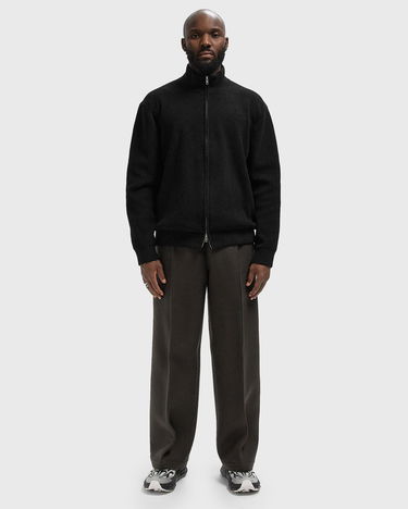 Nohavice AMI Elasticated Wide-Leg Trousers Šedá | UTR815.WV0078-020, 1