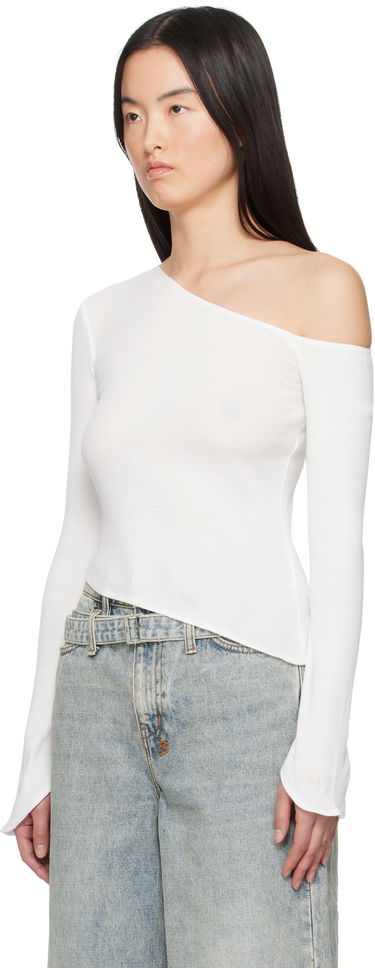Body Ksubi Ksubi Blessings Love Sleeve Top Biela | WSP25FT015, 3