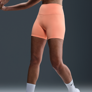 Šortky Nike Nike One High-Waisted 5" Bike Shorts Oranžová | FN3211-844, 3