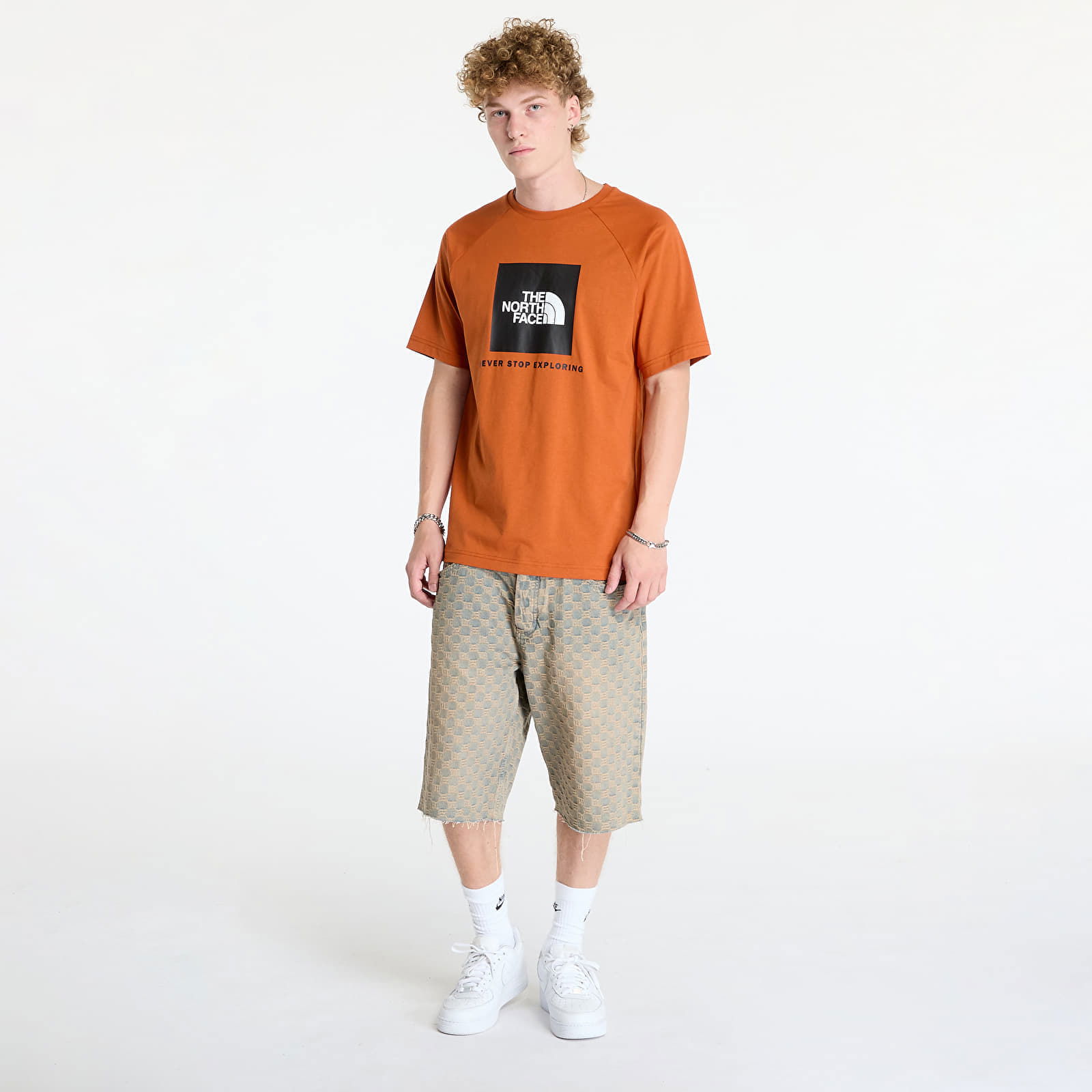 S/S Raglan Redbox Tee Earthen Copper