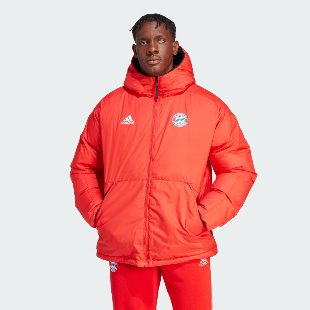 Bunda adidas Performance FC Bayern DNA Down Jacket Červená | HY3286, 0