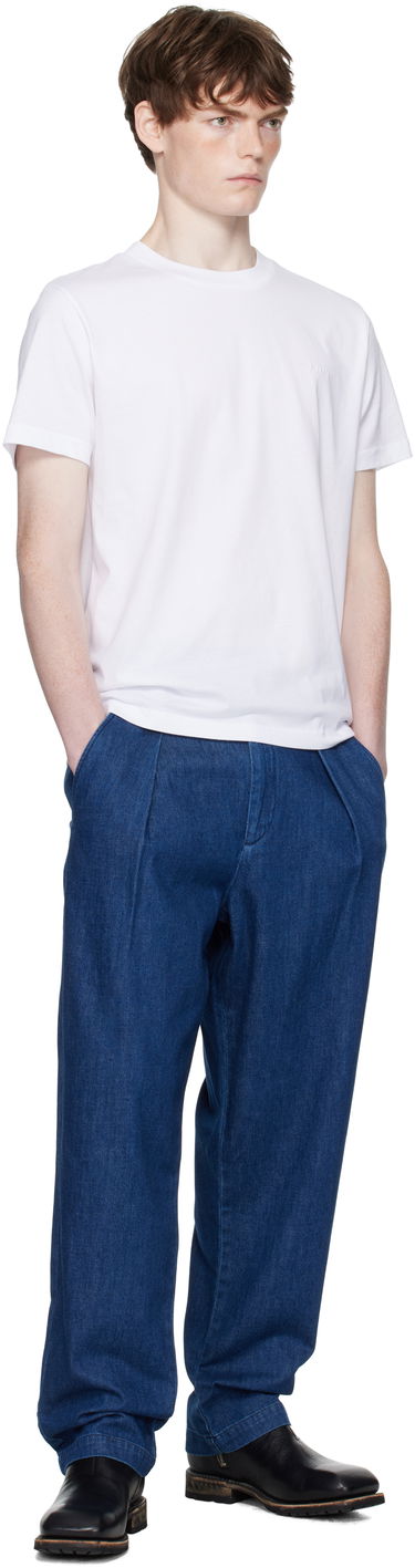 Džínsy A.P.C. A.P.C. Renato Pleated Denim Trousers Modrá | COHAL-H08428, 3