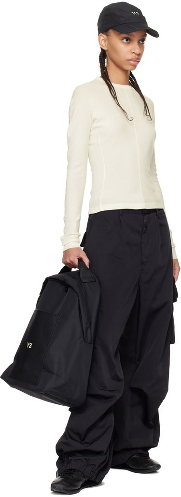 Sveter Y-3 Y-3 Crewneck Long Sleeve T-Shirt Čierna | IV7754, 3