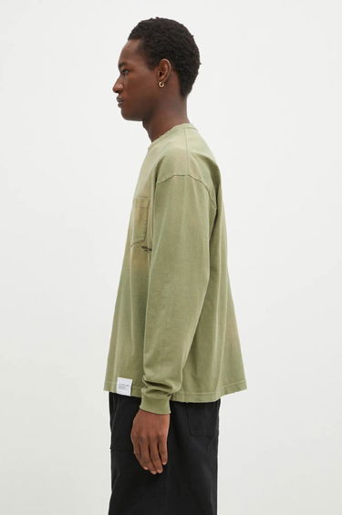 Tričko Neighborhood NEIGHBORHOOD Long Sleeve T-Shirt Zelené | 242FPNH.CSM15, 1