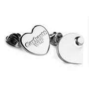 Heart and C Logo Pin Set