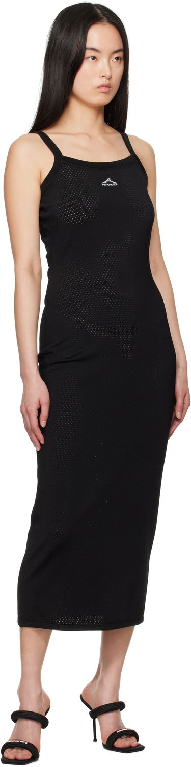 Šaty Alexander Wang Alexander Wang.t Cami Athletic Mesh Midi Dress Čierna | 4KC2256043, 3
