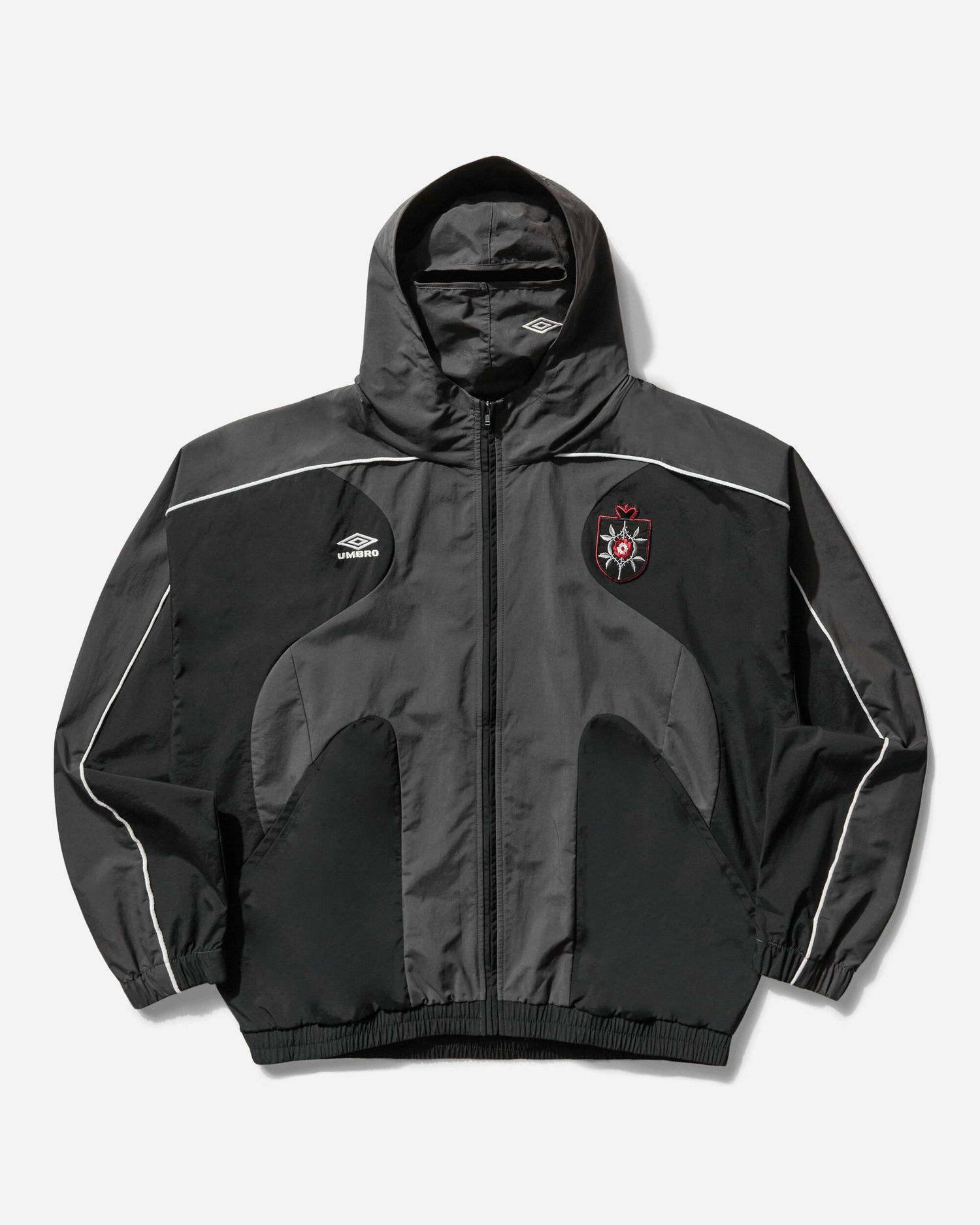 Bunda Umbro Rose Crest Masked Track Jacket Čierna | UBMW0344FA217 BLK0041, 1