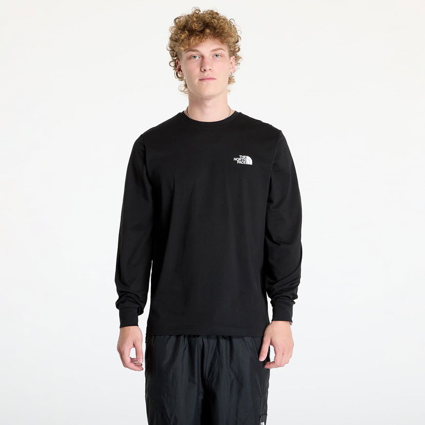 Tričko The North Face Long Sleeve Box Tee Tnf Black Čierna | NF0A87NNJK31