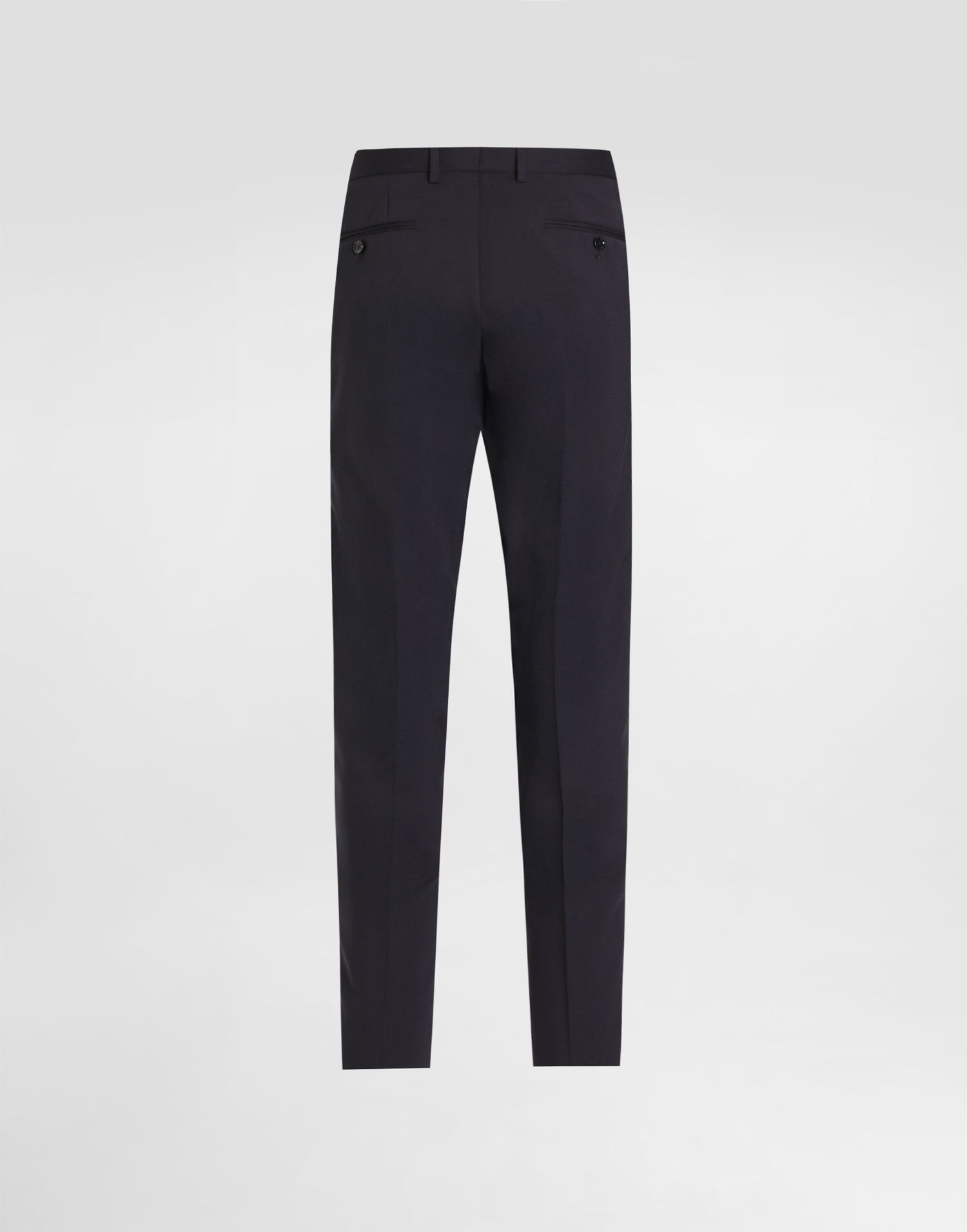 Nohavice Dolce & Gabbana Dolce & Gabbana Wool Canvas Trousers Čierna | GY6UETFUBFTB0665, 1