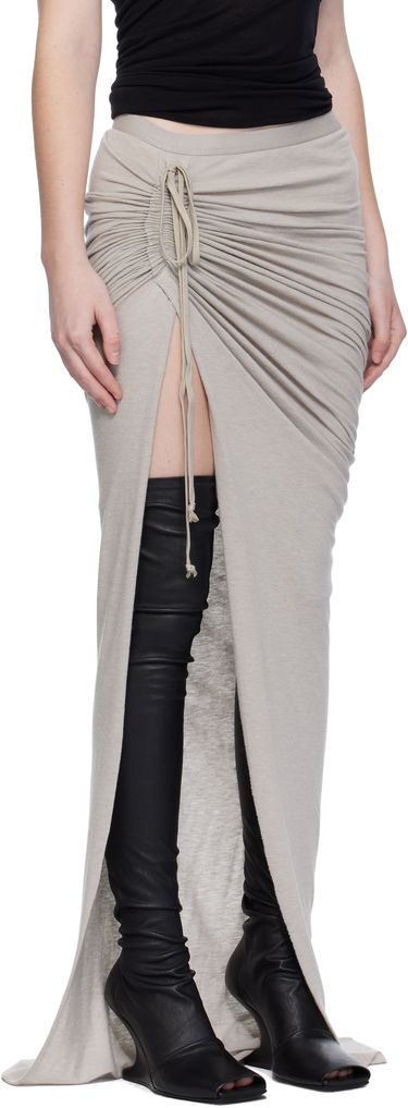 Sukňa Rick Owens Rick Owens Concordians Edfu Maxi Skirt Čierna | RP02E4359 JR, 4