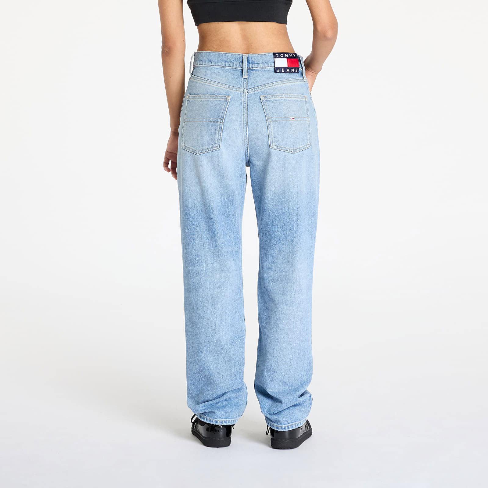 Izzie Hgh Slim Straight Jeans Denim