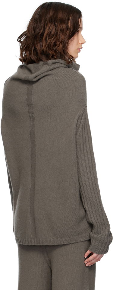 Sveter Rick Owens Rick Owens Concordians Rasato Cashmere Knit Turtleneck Šedá | RP02E4674 KLWS, 2