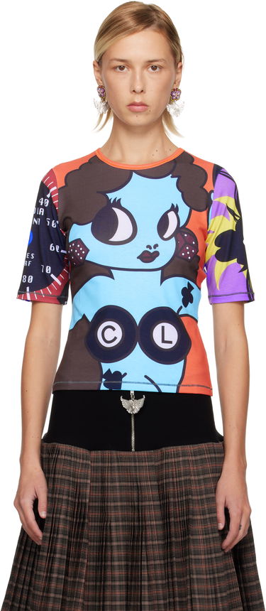 Tričko Chopova Lowena Chopova Lowena Lady Luck Jersey T-shirt Rôznofarebný | 2413, 0