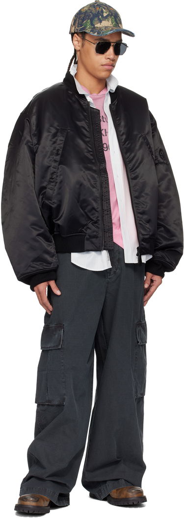 Cargo nohavice Acne Studios Acne Studios Ripstop Cargo Pants Čierna | BK0657-, 3