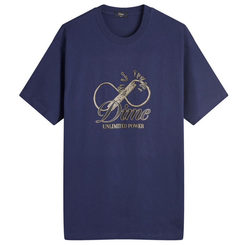 Tričko Dime Cursive Power T-Shirt Navy | DIMEFA2436NVY