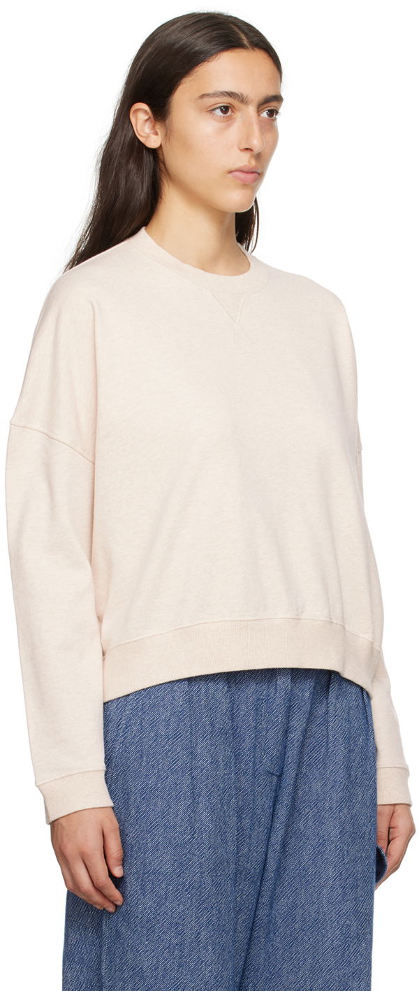 Mikina YMC Almost Grown Sweatshirt Béžová | Q7AZB, 1