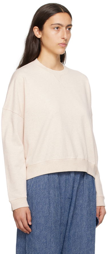Mikina YMC Almost Grown Sweatshirt Béžová | Q7AZB, 1
