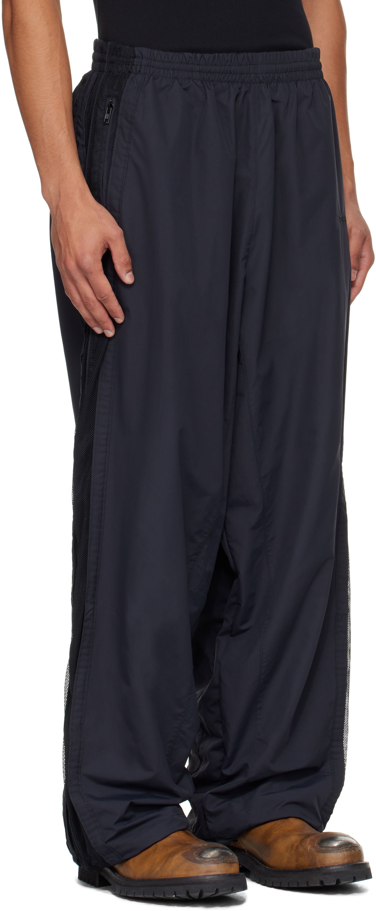 Tepláky VETEMENTS VETEMENTS Mesh Panel Track Pants Čierna | UH76GP700B, 1