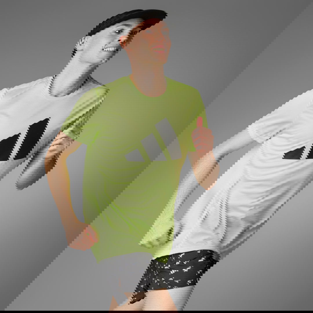 Tričko adidas Performance Run It Tee Zelené | IW8424, 0