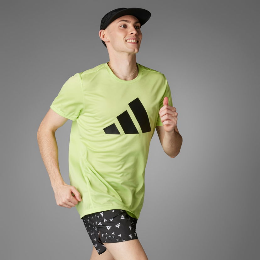 Tričko adidas Performance Run It Tee Zelené | IW8424