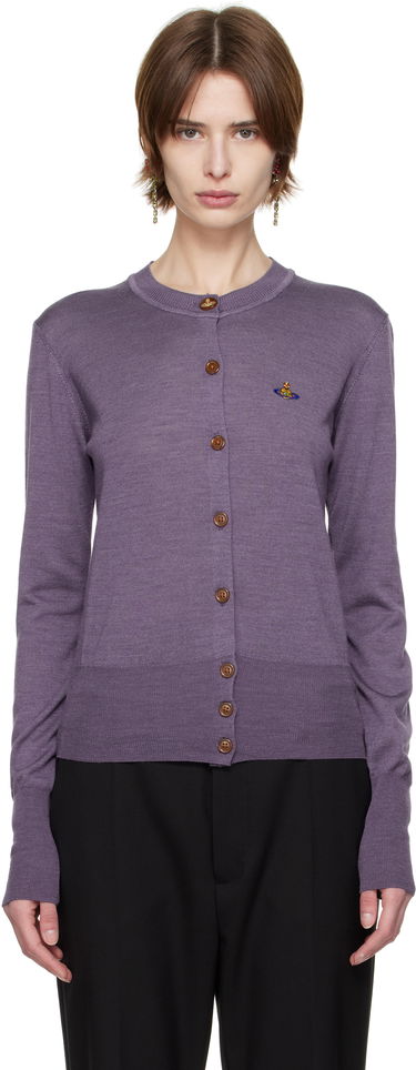 Sveter Vivienne Westwood Vivienne Westwood Bea Cardigan Fialová | 1803002P-Y001A-, 0