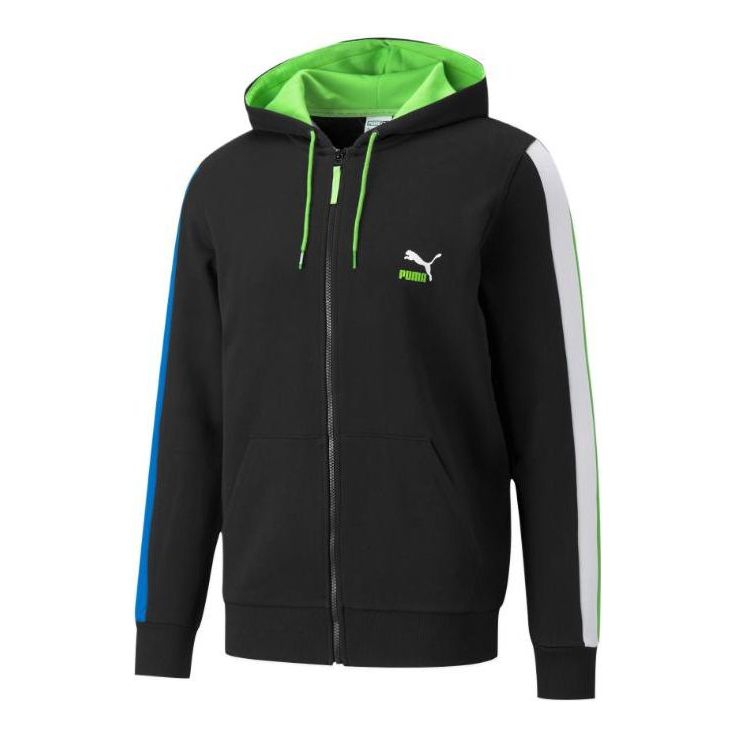 Mikina Puma CLSX ColBlock Men's Hoodie Čierna | 534156-51, 0