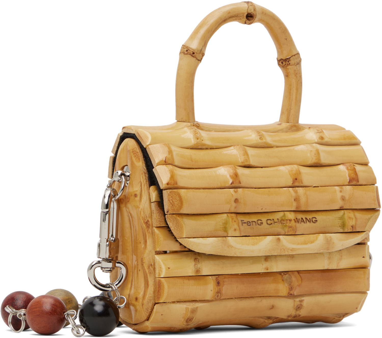Kabelka Feng Chen Wang Feng Chen Wang Raw Bamboo Roots Mini Bag Béžová | FUS17AC49R, 1