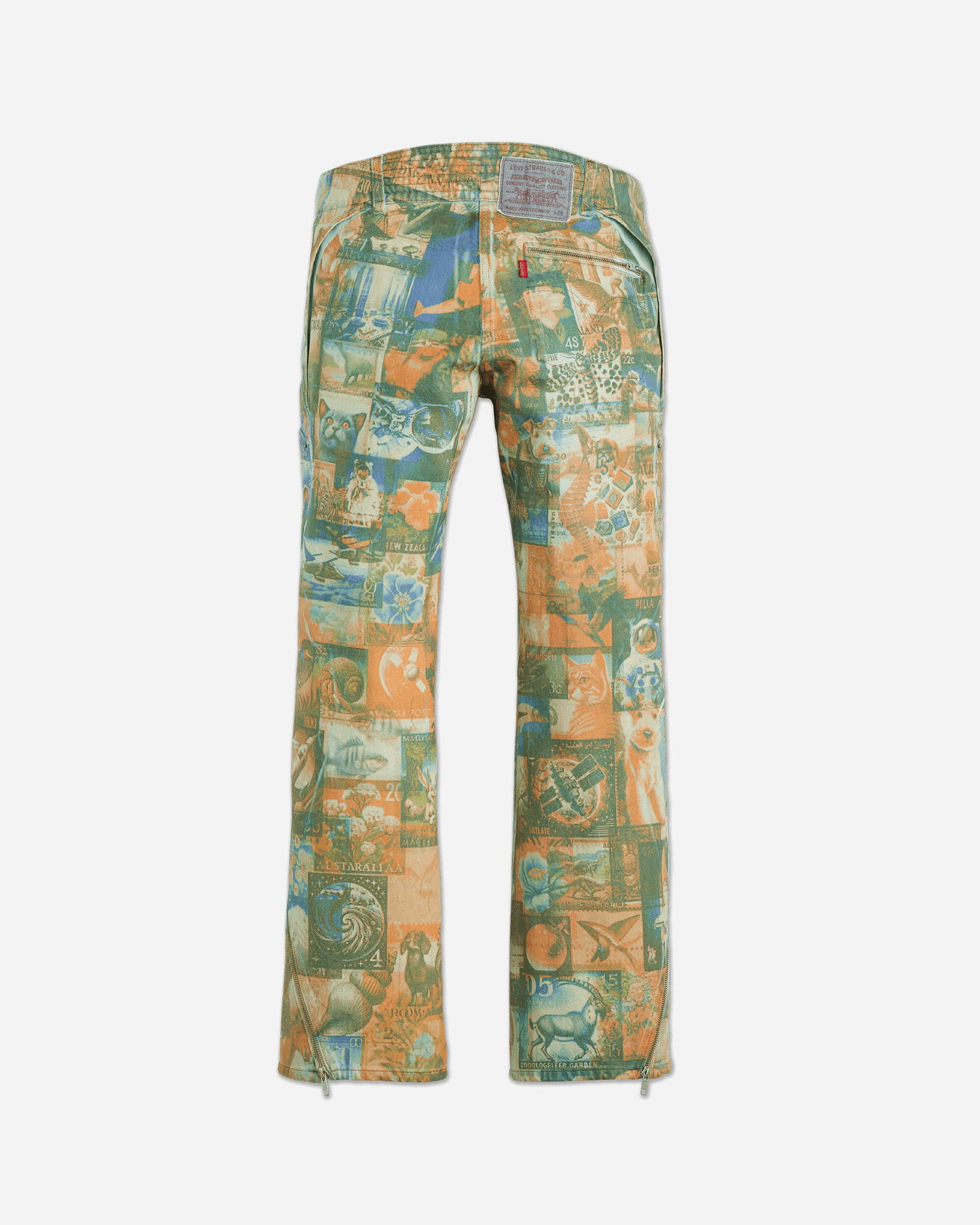 Džínsy KIKO KOSTADINOV Levi's Carina Flared Jeans, Postal Stamp Print Rôznofarebný | 003IP0000  1, 0