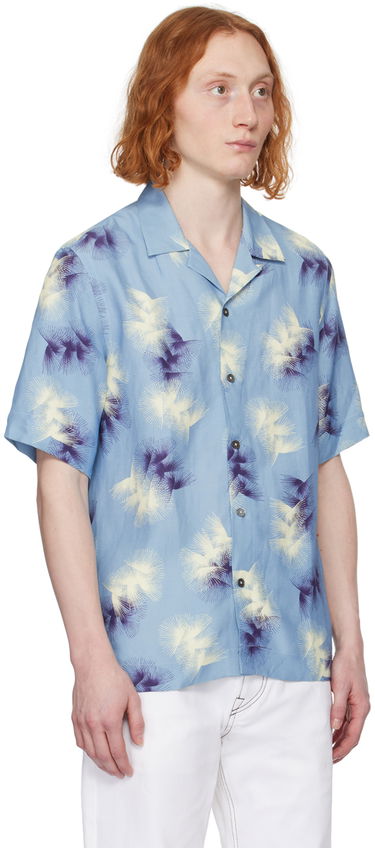 Košeľa Paul Smith Paul Smith Printed Resort Shirt Modrá | M1R-905U-M02229-40, 1