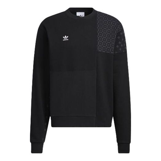 Sveter adidas Originals Originals Limited Pattern Print Sweatshirt Čierna | HC0565