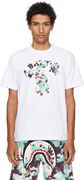 A Bathing Ape Map Camo College Milo Tee