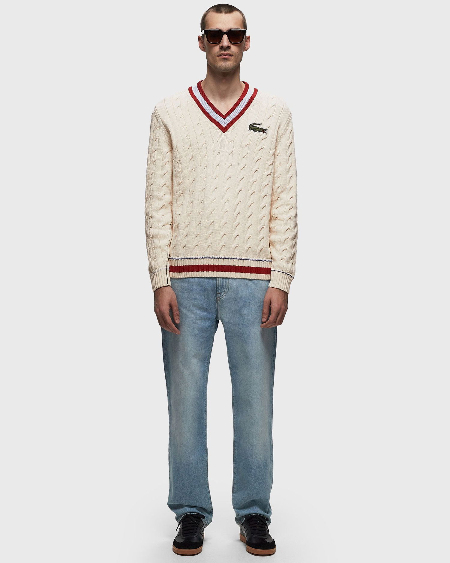 Sveter Lacoste PULLOVER Béžová | AH6448-IQ1, 1