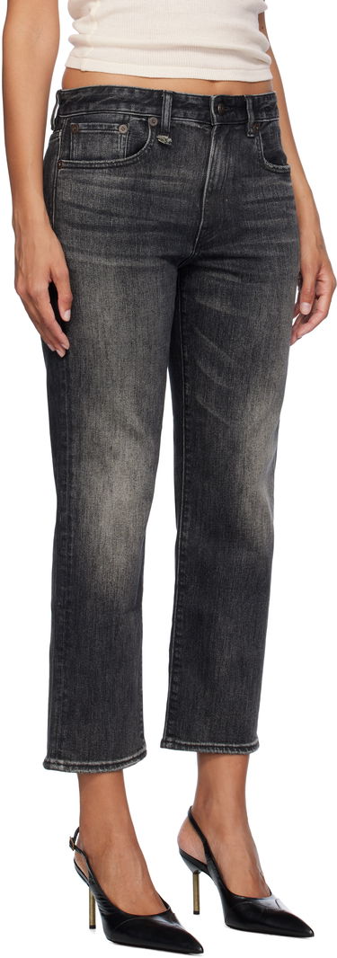 Džínsy R13 R13 Romeo Crop Jeans Čierna | R13WD103-D248A, 1