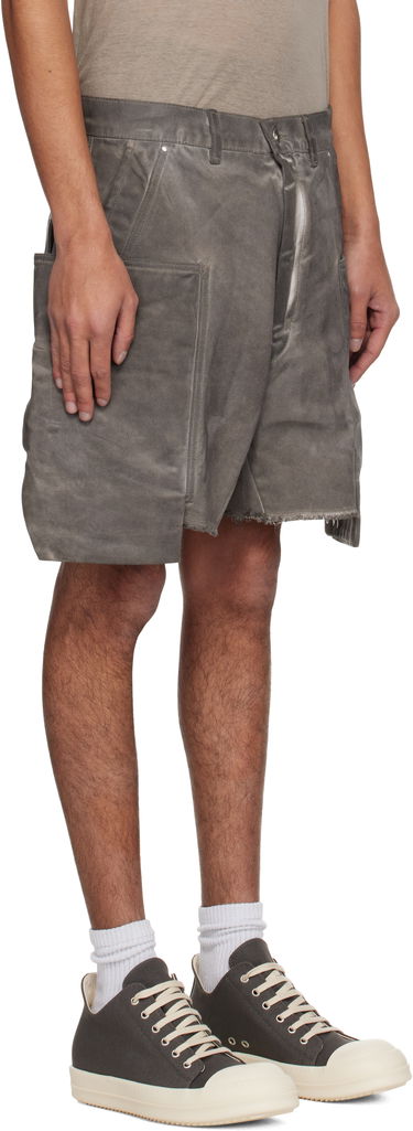 Šortky Rick Owens Rick Owens DRKSHDW Hollywood Stefan Cargo Denim Shorts Šedá | DU01E3358 DCF, 1