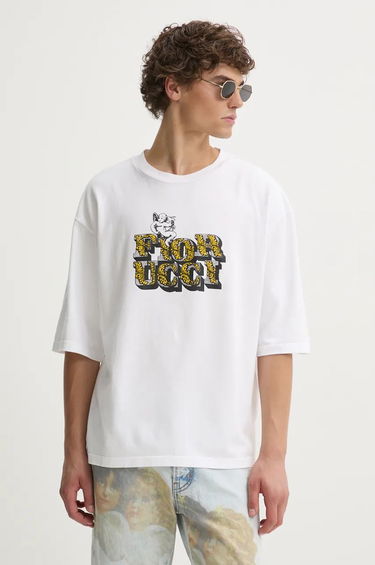 Tričko Fiorucci Graphic Print T-Shirt Biela | M01FMTSH101CJ01WH01, 0