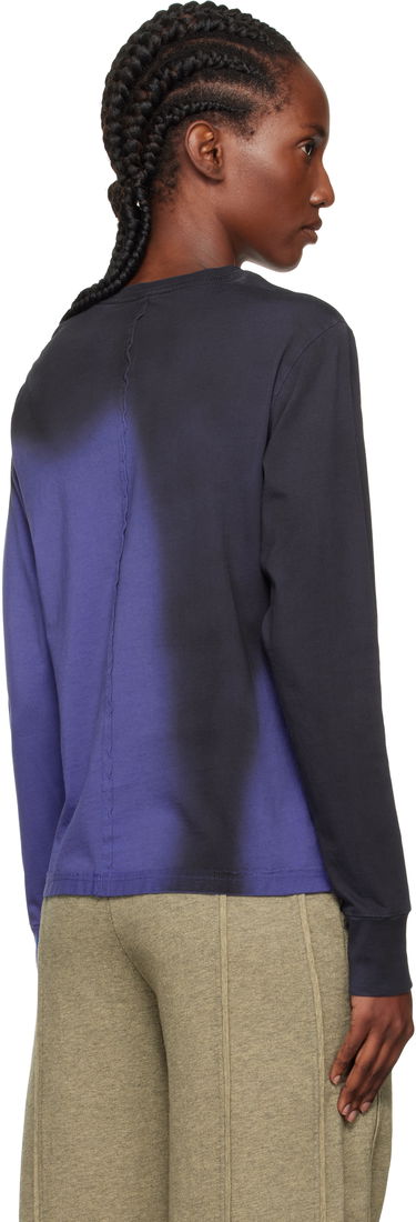 Tričko Eckhaus Latta Eckhaus Latta Lapped Long Sleeve T-Shirt Fialová | 302-EL-PF25-S -, 2