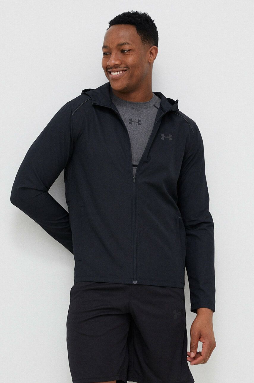 Vetrovka Under Armour Storm Run Hooded Jacket Čierna | 1376795, 0