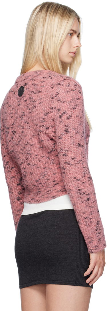 Sveter Moschino Cable Knit Cardigan Ružová | 242K10904, 2